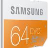 Samsung Speicherkarte SDXC 64GB GB EVO UHS-I Grade 1 Class 10 f?r Foto und Video Kameras (bis zu 48MB/s Transfergeschwindigkeit), 